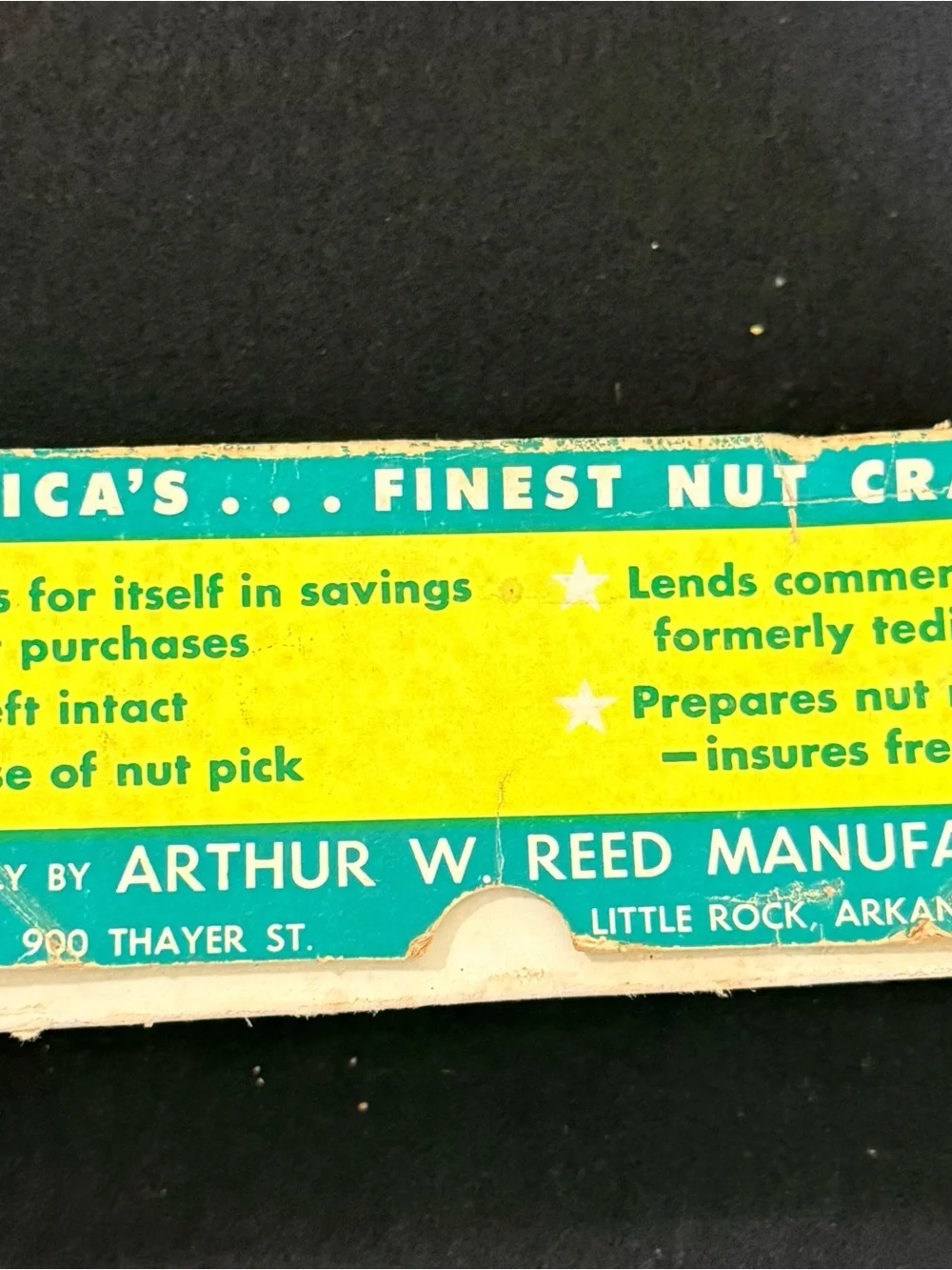 VTG Reed's Rocket steel nut cracker